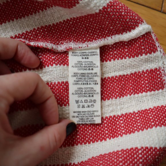 Free People It's a Wrap Striped Mini Skirt, Size Small - Picture 13 of 16